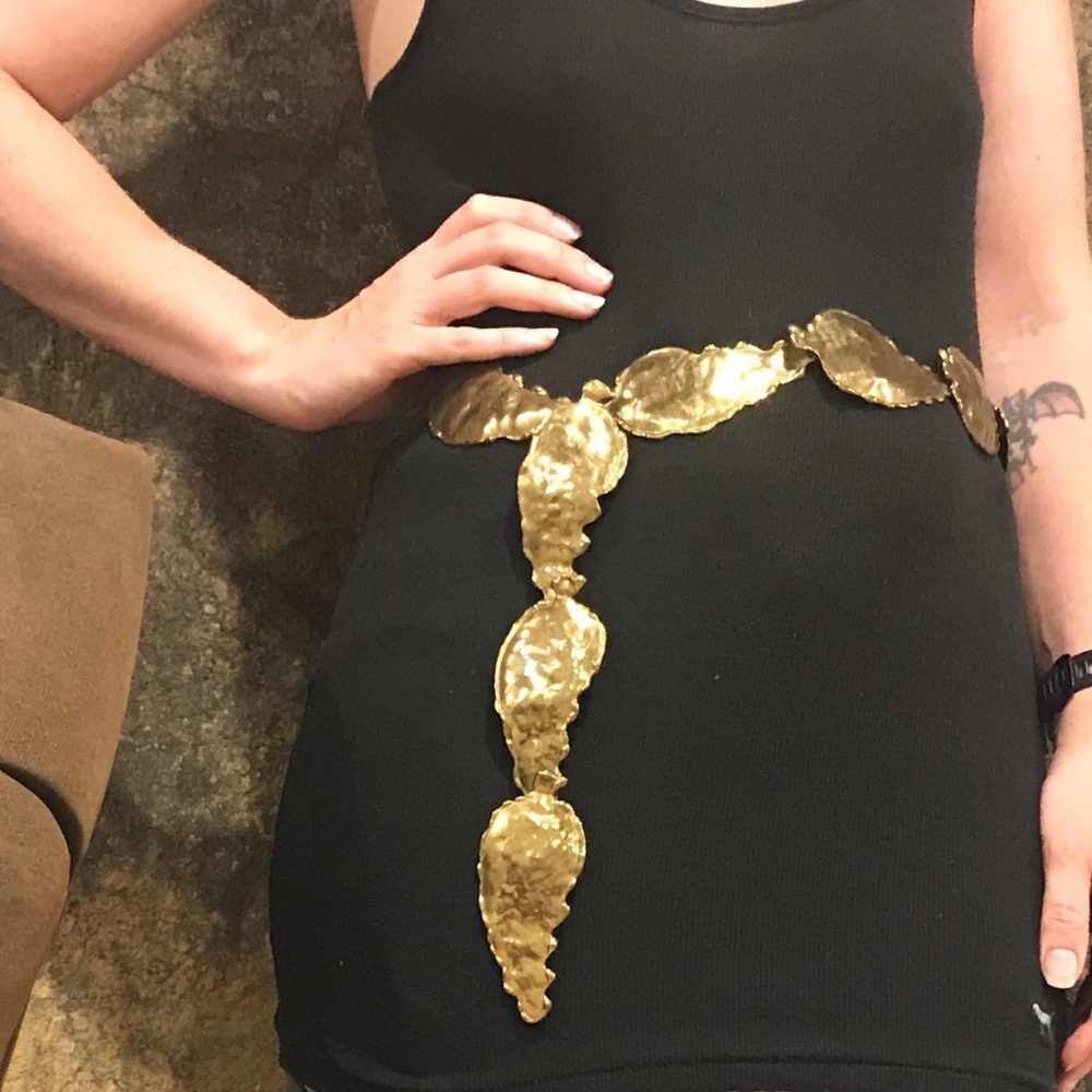 vintage brass belt Bonnie Boynton